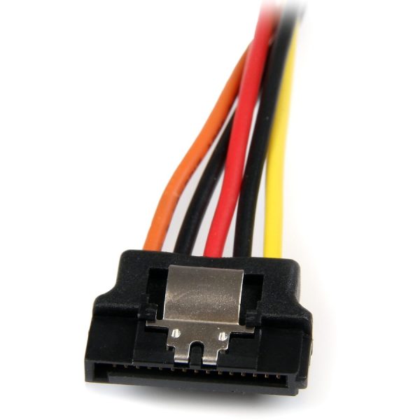 StarTech.com 6in Latching SATA Power Y Splitter Cable Adapter - M/F - Image 4