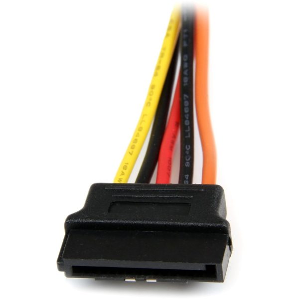 StarTech.com 6in Latching SATA Power Y Splitter Cable Adapter - M/F - Image 5