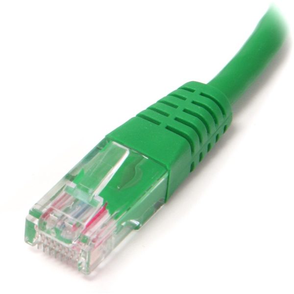 StarTech.com 3 ft Green Molded Cat5e UTP Patch Cable - Image 2