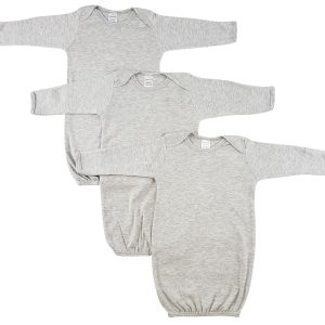 Newborn Baby 3 Piece Gown Set Ls_0677