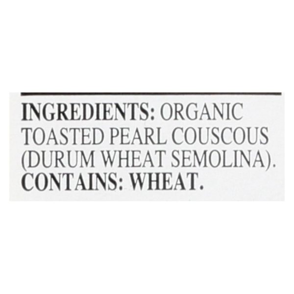 Riceselect Couscous, Pearl, Plain Organic  - Case of 4 - 24.5 OZ - Image 2