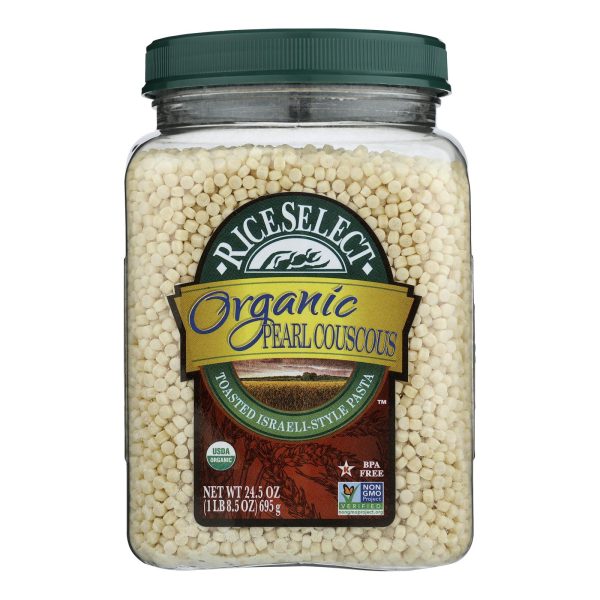 Riceselect Couscous, Pearl, Plain Organic  - Case of 4 - 24.5 OZ - Image 3