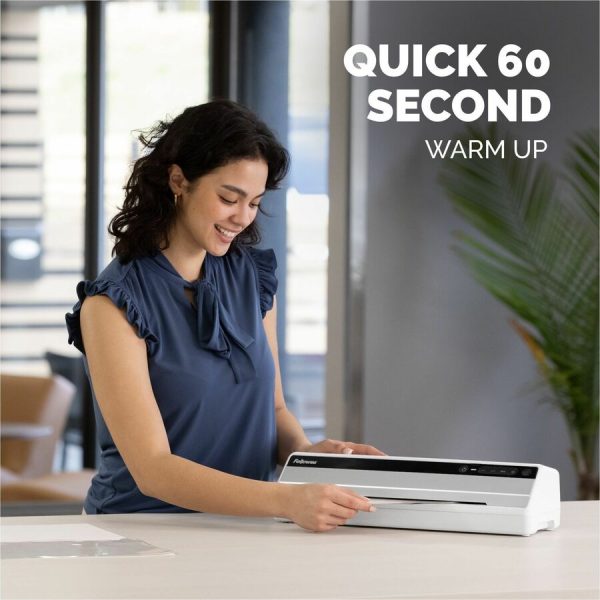 Fellowes Saturn 125 Thermal Laminator Machine for Home or Office with Pouch Starter Kit, 12.5 inch, Fast Warm-Up, Jam-Free Design (57366061) - Image 2