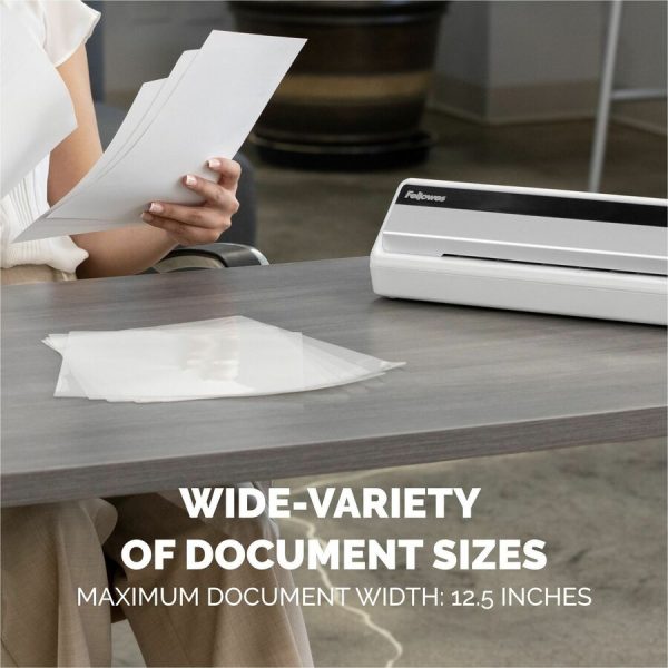 Fellowes Saturn 125 Thermal Laminator Machine for Home or Office with Pouch Starter Kit, 12.5 inch, Fast Warm-Up, Jam-Free Design (57366061) - Image 7