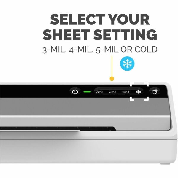 Fellowes Saturn 125 Thermal Laminator Machine for Home or Office with Pouch Starter Kit, 12.5 inch, Fast Warm-Up, Jam-Free Design (57366061) - Image 8