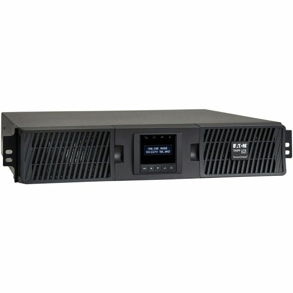 Eaton Tripp Lite Series SmartOnline 1500VA 1350W 208/230V Double-Conversion UPS - 8 Outlets, Extended Run, Network Card Option, LCD, USB, DB9, 2U Rack/Tower - Image 2
