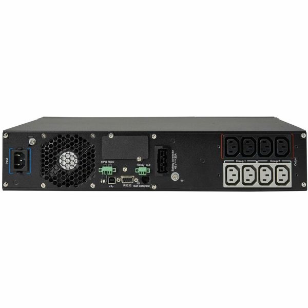 Eaton Tripp Lite Series SmartOnline 1500VA 1350W 208/230V Double-Conversion UPS - 8 Outlets, Extended Run, Network Card Option, LCD, USB, DB9, 2U Rack/Tower - Image 3