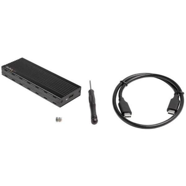 StarTech.com USB-C (10Gbps) to M.2 NVMe SSD Enclosure - Portable M.2 PCIe Aluminum Case - 1GB/s Read & Write - Mac & PC - Image 6