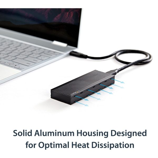 StarTech.com USB-C (10Gbps) to M.2 NVMe SSD Enclosure - Portable M.2 PCIe Aluminum Case - 1GB/s Read & Write - Mac & PC - Image 9