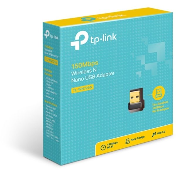 TP-LINK TL-WN725N - USB WiFi Adapter for PC - Nano Size - Image 2