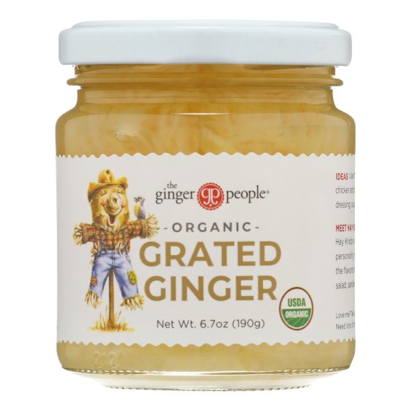 The Ginger People Organic Ginger - Grated - Case of 12 - 6.7 oz. - Image 3