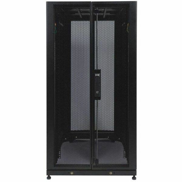 Eaton Tripp Lite Series 25U SmartRack Standard-Depth Half-Height Rack Enclosure, Doors, Side Panels, Shock Pallet - Image 2