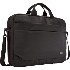 Case Logic Advantage ADVA-116 Carrying Case (Attaché) for 10.1" to 15.6" Notebook, Tablet PC, Pen, Electronic Device, Cord - Black