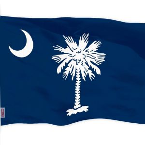 South Carolina Flag 150D Printed Polyester 3x5 Ft