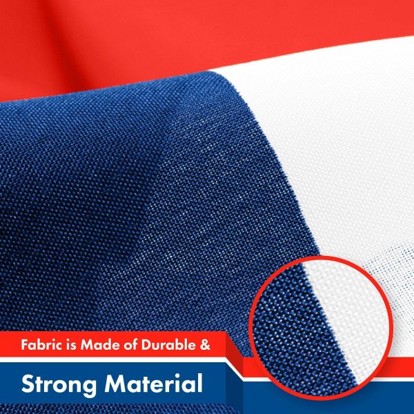 G128 Republic of Cuba Cuban Flag | 3x5 feet | Printed 150D, Indoor/Outdoor, Vibrant Colors, Brass Grommets, Quality Polyester, Much Thicker More Durable Than 100D 75D Polyester - Image 4