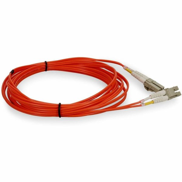 AddOn 2m LC (Male) to LC (Male) Orange OM1 Duplex Fiber OFNR (Riser-Rated) Patch Cable - Image 6