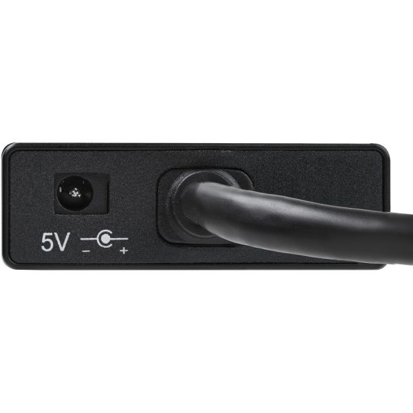 StarTech.com 3 Port Portable USB 3.0 Hub with Gigabit Ethernet Adapter NIC - 5Gbps - Aluminum w/ Cable - Image 4