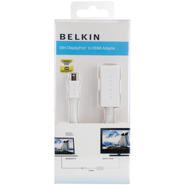Belkin Mini Displayport to HDMI Adapter, M/F, 1080p - Image 7