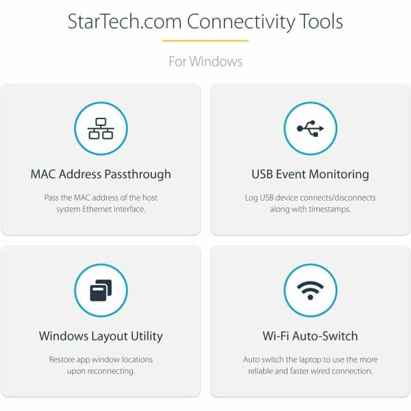 StarTech.com Thunderbolt Dock w/USB-C Host Compatibility - Dual 4K 60Hz DP 1.4 or HDMI TB/USB-C Docking Station - 1x 8K - 96W PD/5xUSB - Image 6