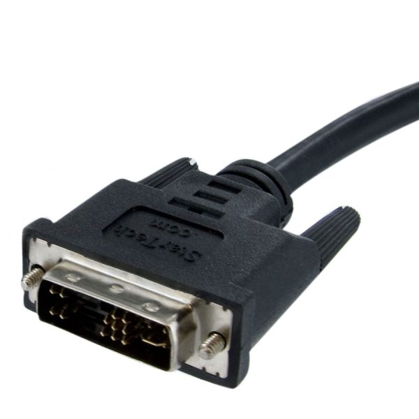 StarTech.com Analog Flat Panel Display Cable - Monitor cable - VGA - HD-15 (M) - DVI-A (M) - 1.8 m - Image 3