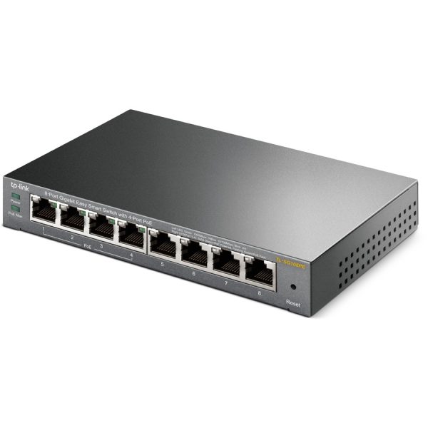TP-Link TL-SG108PE - 8-Port Gigabit Easy Smart Switch with 4-Port PoE - Image 4