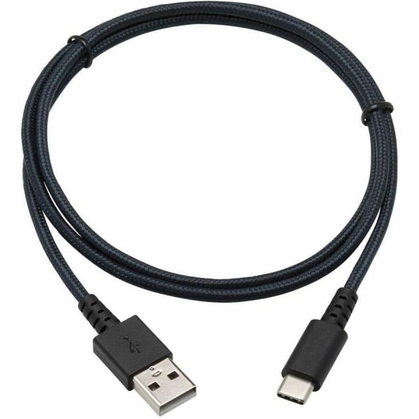 Eaton Tripp Lite Series Heavy-Duty USB-A to USB-C Cable, USB 2.0, UHMWPE and Aramid Fibers, (M/M), Gray, 3 ft. (0.91 m) - Image 2