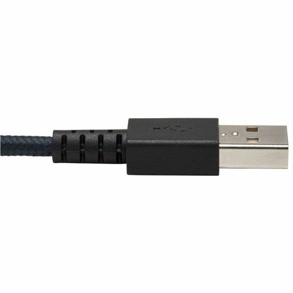 Eaton Tripp Lite Series Heavy-Duty USB-A to USB-C Cable, USB 2.0, UHMWPE and Aramid Fibers, (M/M), Gray, 3 ft. (0.91 m) - Image 5