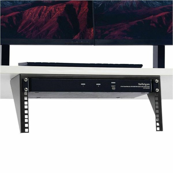 StarTech.com 4U 19in Steel Vertical Wallmount Equipment Rack Bracket - Image 2
