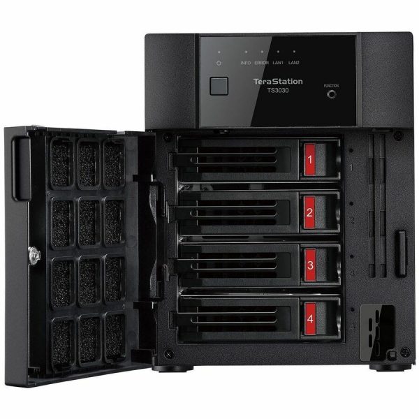 BUFFALO TeraStation 3430DN 4-Bay Desktop NAS 16TB (4x4TB) HDD Included 2.5GBE iSCSI TAA Compliant - Image 2