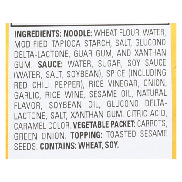 Simply Asia Sesame Teriyaki Noodle Bowl - Case of 6 - 8.5 oz. - Image 2