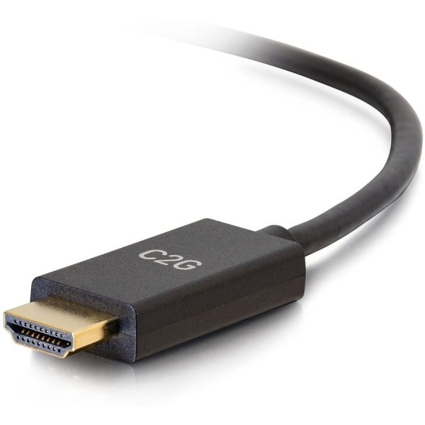 C2G 6ft Mini DisplayPort to HDMI Cable - Mini DP to HDMI Adapter - DisplayPort 1.2a HDMI 1.4b - 4K 30Hz - M/M - Image 3