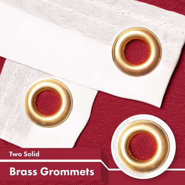 G128 2 Pack: Latvia Latvian Flag | 3x5 Ft | LiteWeave Pro Series Printed 150D Polyester | Country Flag, Indoor/Outdoor, Vibrant Colors, Brass Grommets, Thicker and More Durable Than 100D 75D Polyester - Image 2