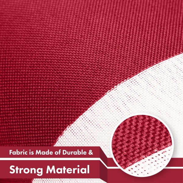 G128 2 Pack: Latvia Latvian Flag | 3x5 Ft | LiteWeave Pro Series Printed 150D Polyester | Country Flag, Indoor/Outdoor, Vibrant Colors, Brass Grommets, Thicker and More Durable Than 100D 75D Polyester - Image 4