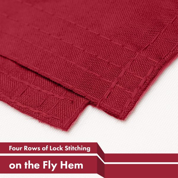 G128 2 Pack: Latvia Latvian Flag | 3x5 Ft | LiteWeave Pro Series Printed 150D Polyester | Country Flag, Indoor/Outdoor, Vibrant Colors, Brass Grommets, Thicker and More Durable Than 100D 75D Polyester - Image 5