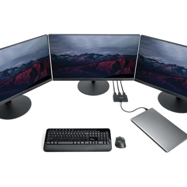 StarTech.com 3-Port USB-C Multi-Monitor Adapter, Type-C to 3x HDMI MST Hub, Triple 1080p HDMI Laptop Display Extender / Splitter, Windows - Image 4