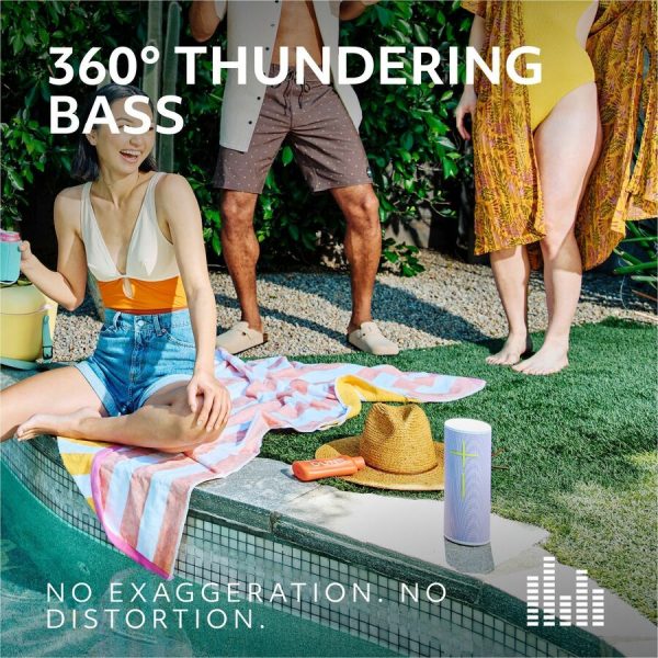 Ultimate Ears MEGABOOM 4 Portable Waterproof Bluetooth Speaker With Powerful 360-Degree Sound and Thundering Bass, Floating Speaker With 20-Hour Battery and 147ft (45m) Range, Red - Image 2