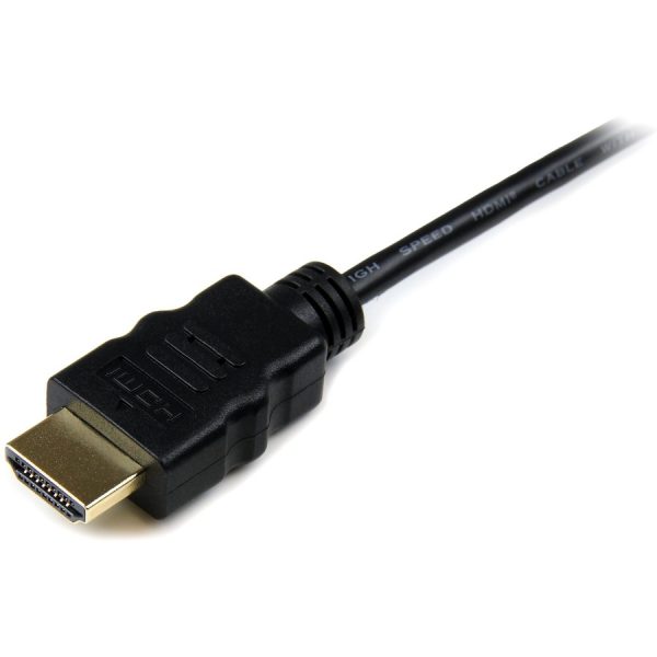 StarTech.com 3ft Micro HDMI to HDMI Cable with Ethernet, 4K High Speed Micro HDMI Type-D Device to HDMI Monitor Adapter/Converter Cord - Image 2