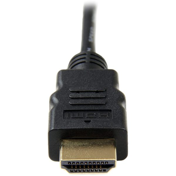 StarTech.com 3ft Micro HDMI to HDMI Cable with Ethernet, 4K High Speed Micro HDMI Type-D Device to HDMI Monitor Adapter/Converter Cord - Image 3