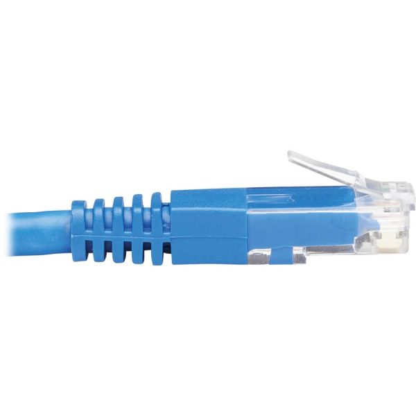 Eaton Tripp Lite Series Down-Angle Cat6 Gigabit Molded UTP Ethernet Cable (RJ45 Right-Angle Down M to RJ45 M), Blue, 20 ft. (6.09 m) - Image 5