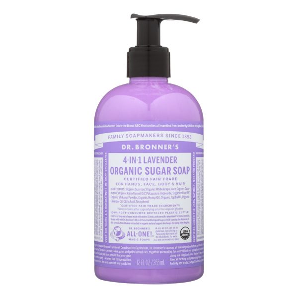 Dr. Bronner's - Liquid Soap Shika Lvndr - 1 Each-12 FZ - Image 2
