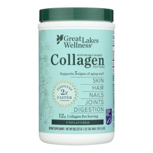Great Lakes Wellness - Collagen Peptides Unflav - EA of 1-8 OZ