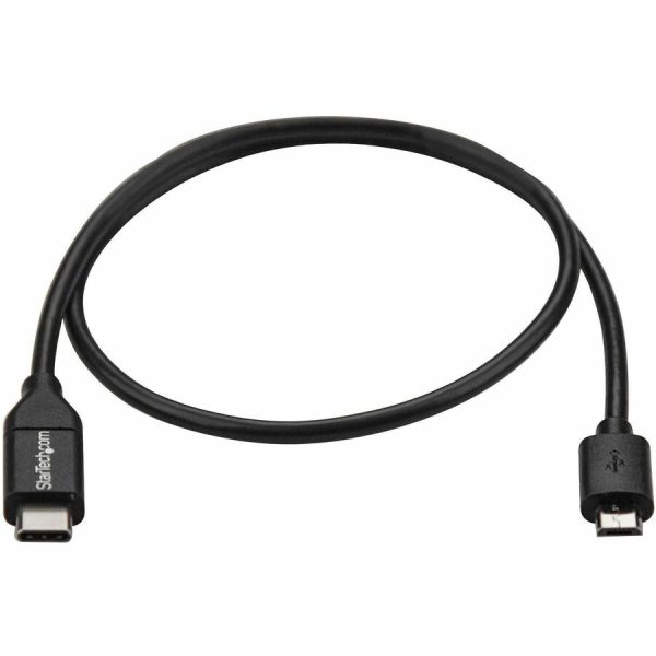 StarTech.com 0.5m USB C to Micro USB Cable - M/M - USB 2.0 - USB-C to Micro USB Charge Cable - USB 2.0 Type C to Micro B Cable - Image 3