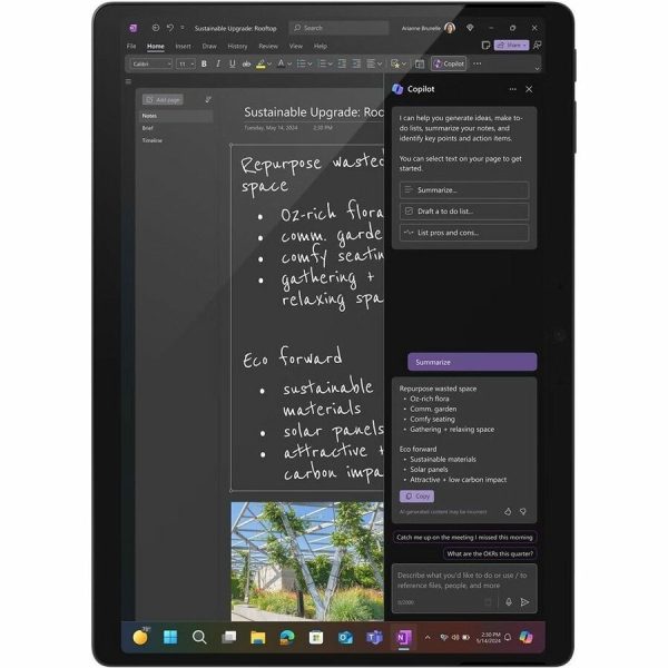 Microsoft Surface Pro 11 Copilot+ PC Tablet - 13" - Qualcomm Snapdragon X Elite - 16 GB - 512 GB SSD - Windows 11 Pro - Black - Image 8