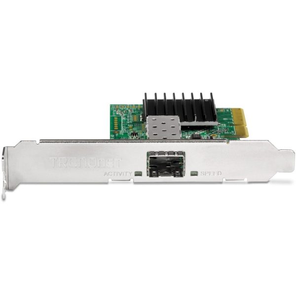 TRENDnet 10 Gigabit PCIe SFP+ Network Adapter, Convert A PCIe Slot Into A 10G SFP+ Slot, Supports 802.1Q, Standard & Low-Profile Brackets Included, Compatible With Windows & Linux, Black, TEG-10GECSFP - Image 4