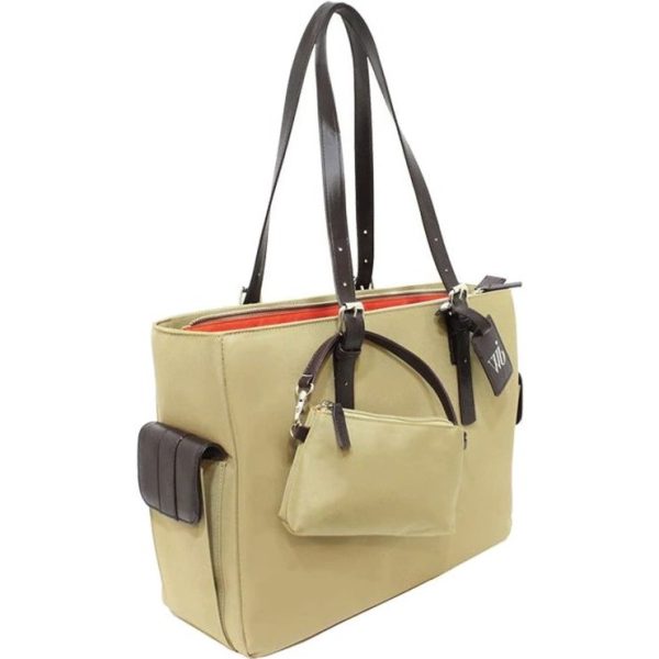 Francine Collection Slim Liberator Carrying Case (Tote) for 14" to 14.1" Notebook - Tan - Image 8