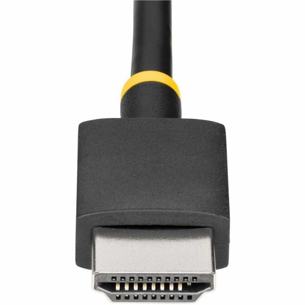 StarTech.com 1ft (30cm) HDMI to DisplayPort Adapter Cable, 8K 60Hz, Active HDMI 2.1 to DP 1.4 Video Converter, USB Bus Powered - Image 5