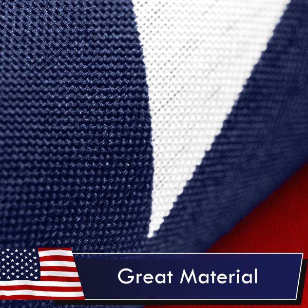 USA American Flag 3x5 Ft 5-Pack Printed Polyester By G128 - Image 4