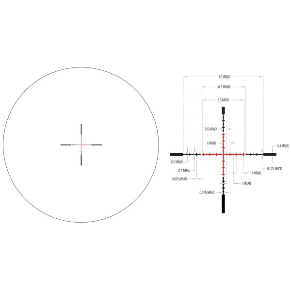 TRIJICON CREDO 1-4X24 SFP MRAD RED - Image 4