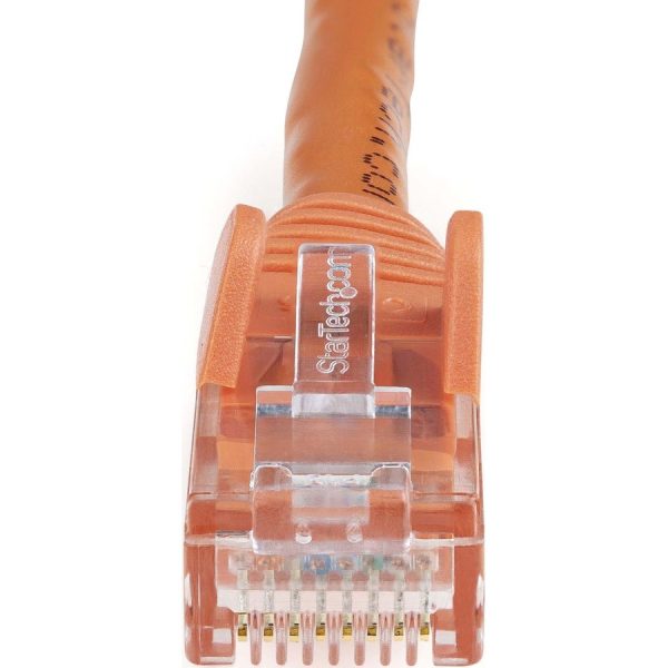 StarTech.com 35ft CAT6 Ethernet Cable - Orange Snagless Gigabit - 100W PoE UTP 650MHz Category 6 Patch Cord UL Certified Wiring/TIA - Image 2