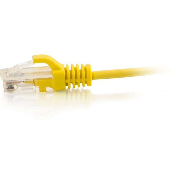 C2G 3ft Cat6 Snagless Unshielded (UTP) Slim Ethernet Cable - Cat6 Network Patch Cable - PoE - Yellow - Image 2